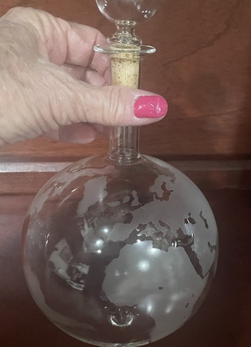 Vintage world globe vetro - globe,