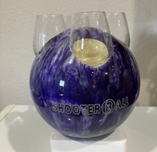 Palla da bowling viola perle